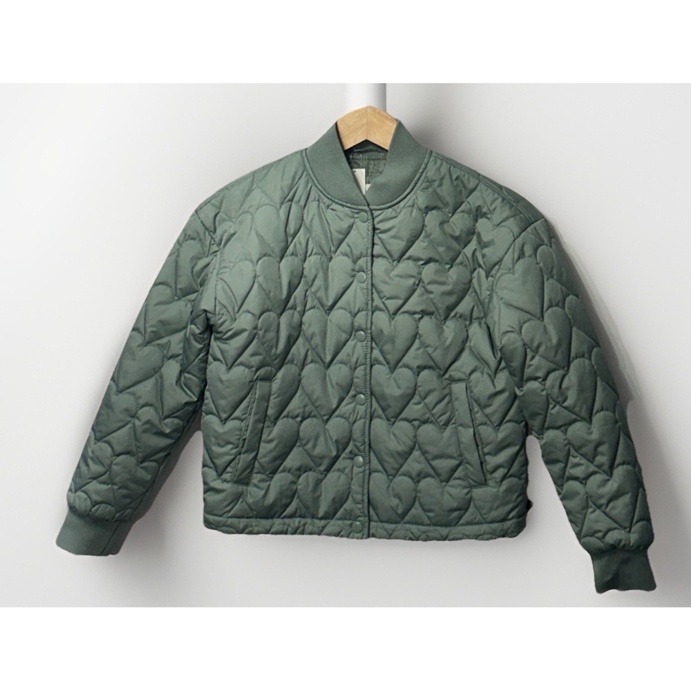 NWT GAP‎ Kids Girls Heart Shape Quilted Jacket Sz XL 12 $69 NEW